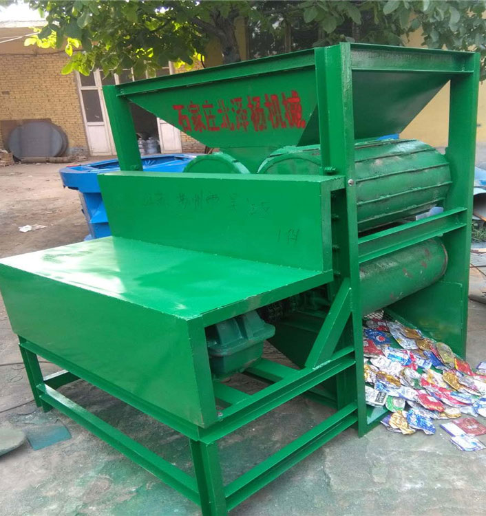 易拉罐壓扁機 壓縮廢品站瓶罐設備(圖1) 易拉罐壓扁機